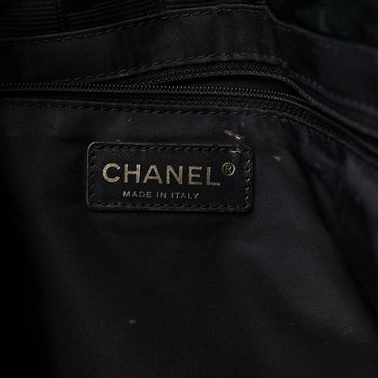Chanel Nylon Medium Travel Tote Black 6 of 18