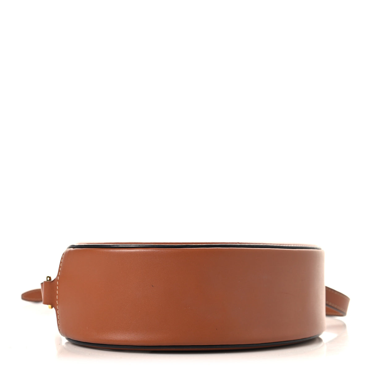 Smooth Calfskin Cuir Triomphe Oval Bag Tan
