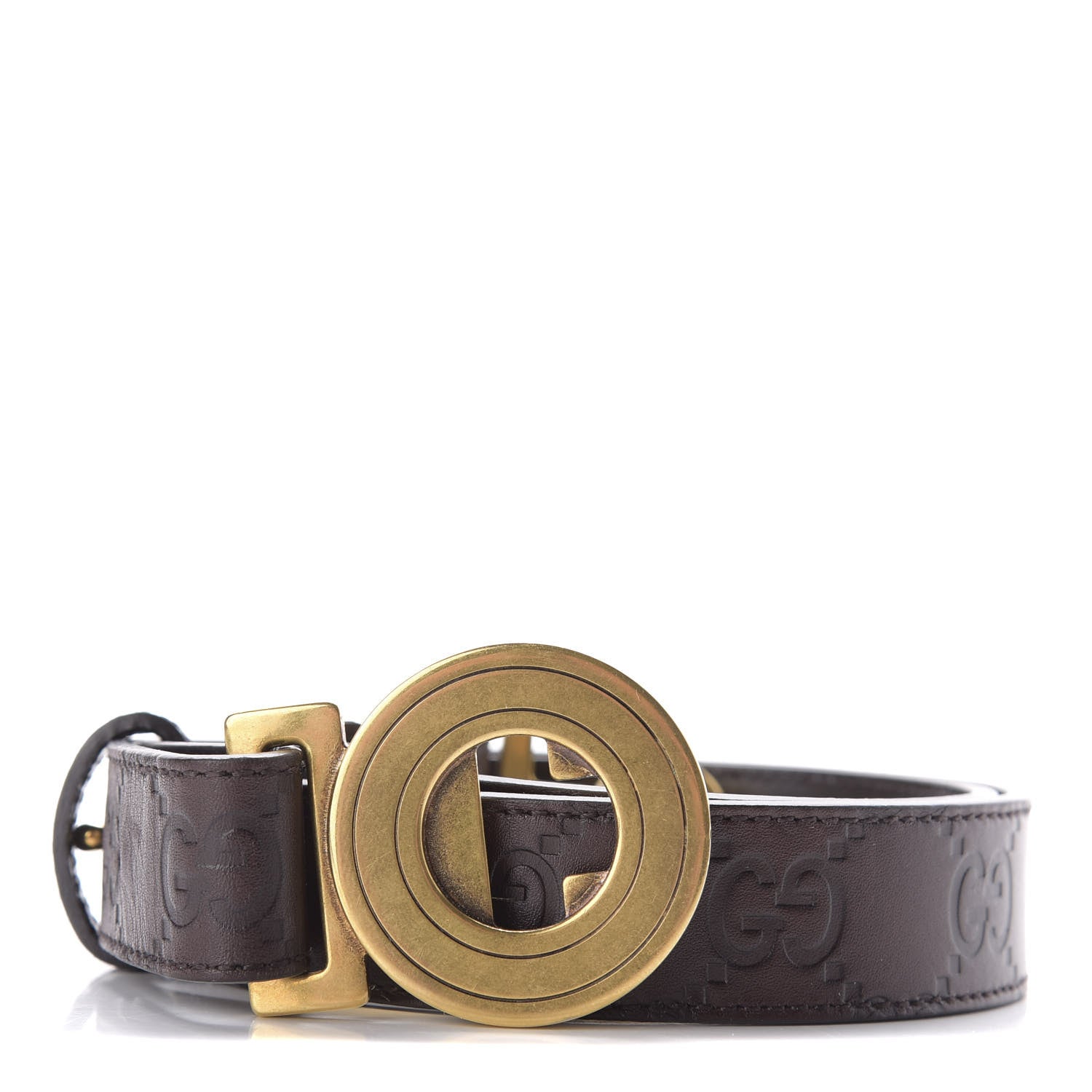 Gucci Guccissima Hysteria Belt 80 32 Brown 2 of 10