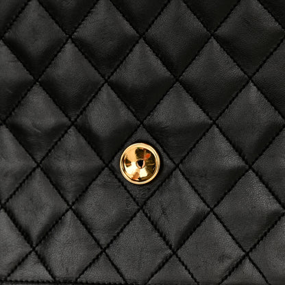 Chanel Lambskin Quilted Jumbo Single Flap Black 11 of 11