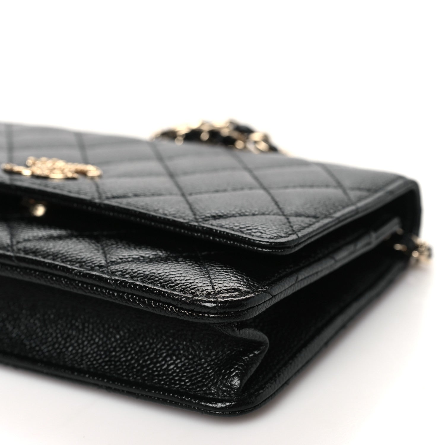 Chanel Caviar Quilted Multi Chain Wallet On Chain WOC Black 11 of 12
