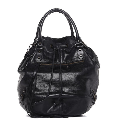 Balenciaga Agneau Classic Hardware Pompon Black 1 of 11