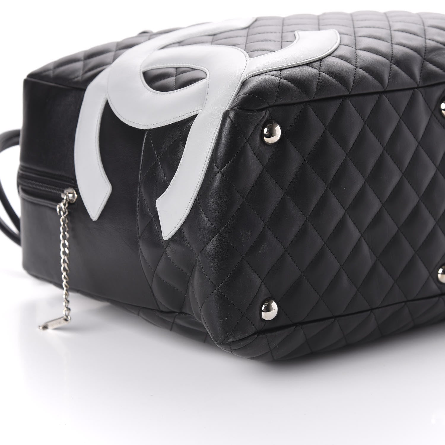 Chanel Calfskin Quilted Large Cambon Bag Black 6 of 12