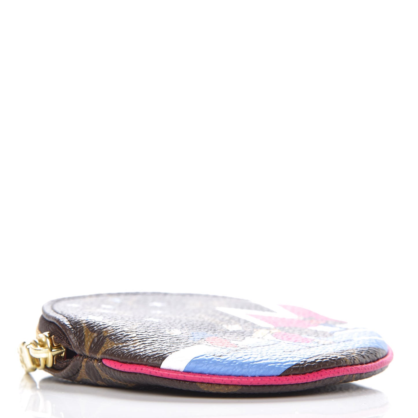 Monogram 2018 Christmas Animation Round Coin Purse