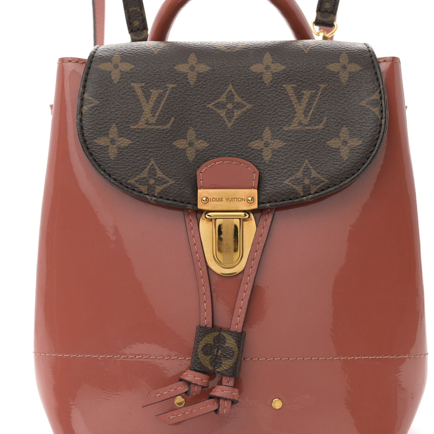 Patent Monogram Hot Springs Backpack Vieux Rose