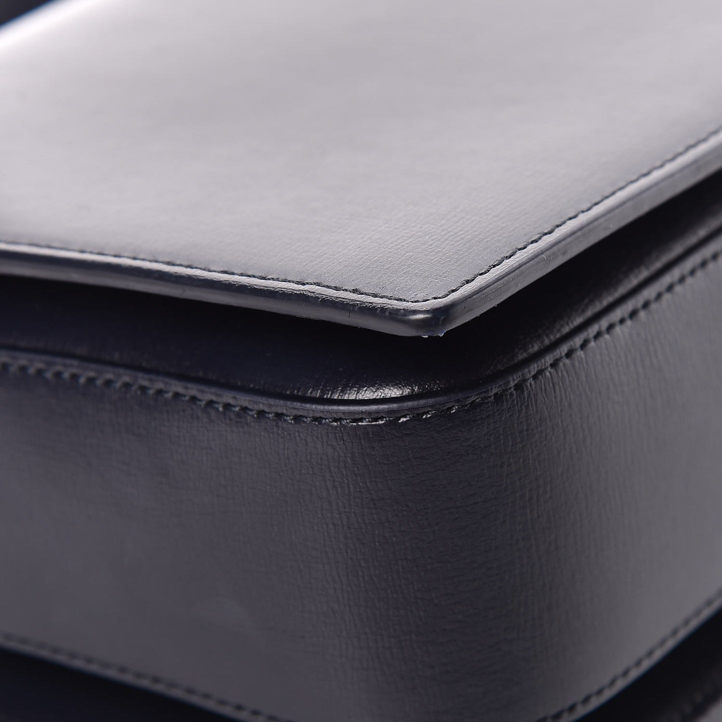 Calfskin Medium Bellechasse Satchel Navy