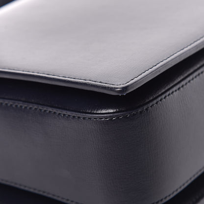 Saint Laurent Calfskin Medium Bellechasse Satchel Navy 13 of 13