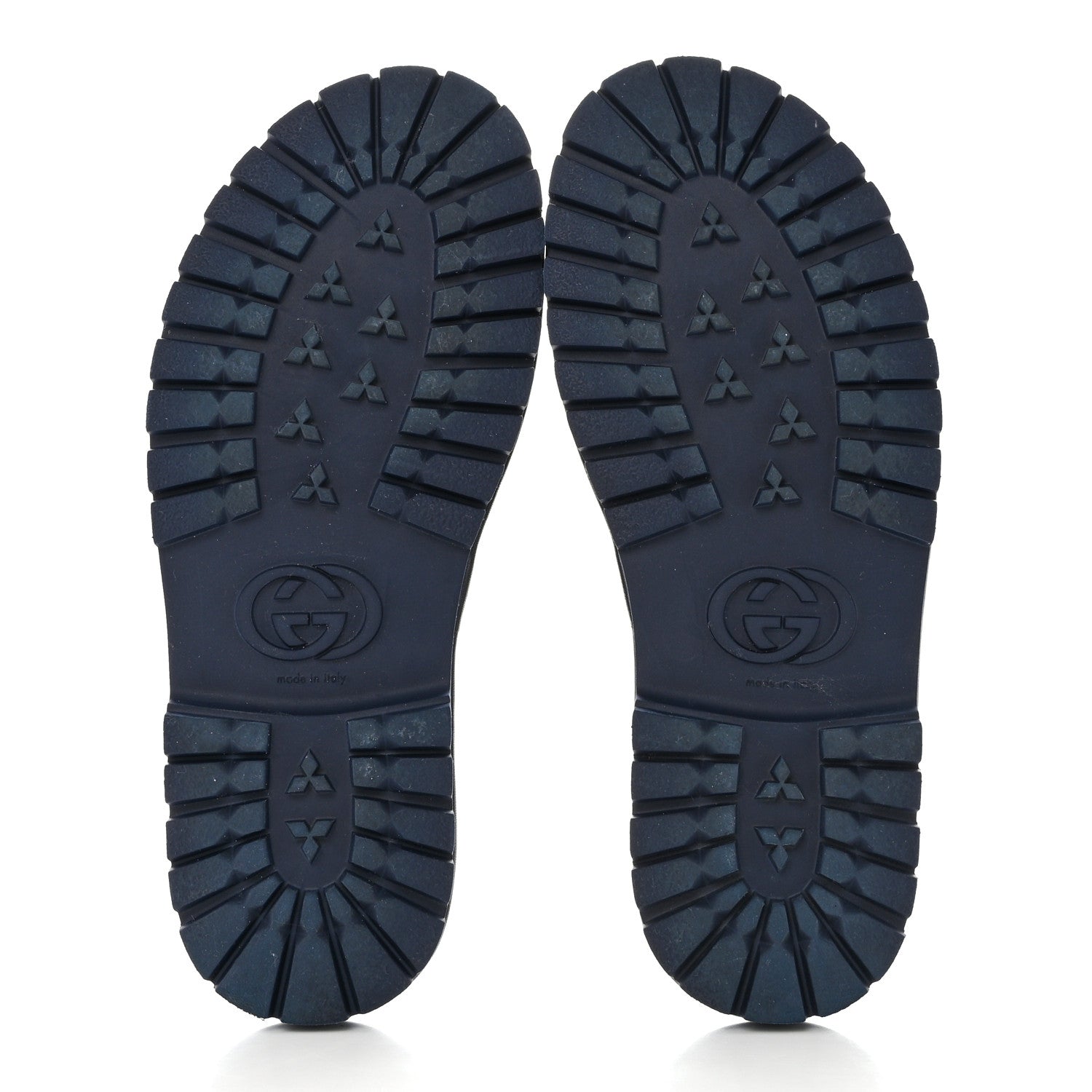 Gucci GG Supreme Monogram Miro Soft Calfskin Men's Horsebit Slippers 9 Beige Blue 5 of 9