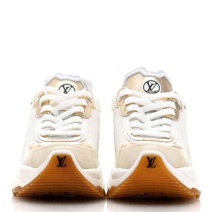 Louis Vuitton Monogram Calfskin Run 55 Sneakers 36 White 2 of 10