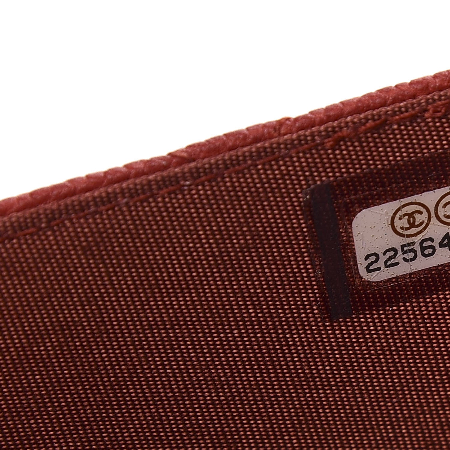 Chanel Caviar Quilted Boy Wallet On Chain WOC Red 7 of 11