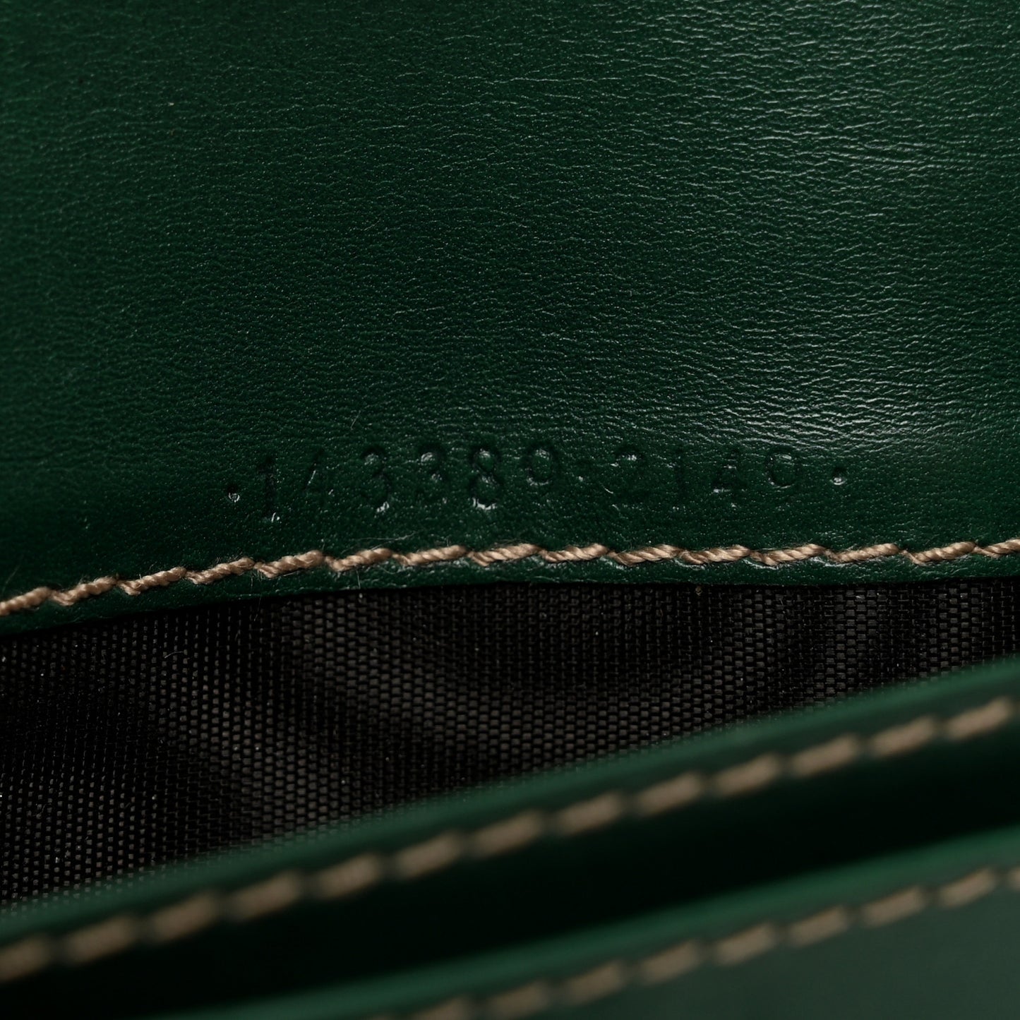 Guccissima Continental Flap Wallet Green