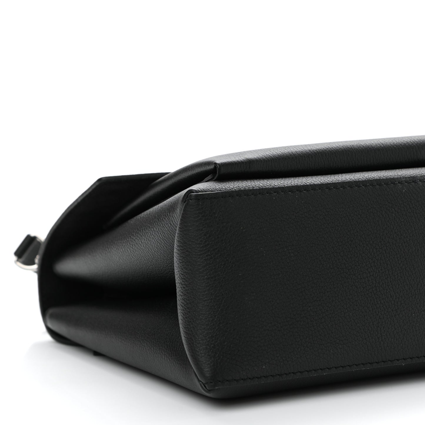 Soft Calfskin My Lockme Top Handle Black