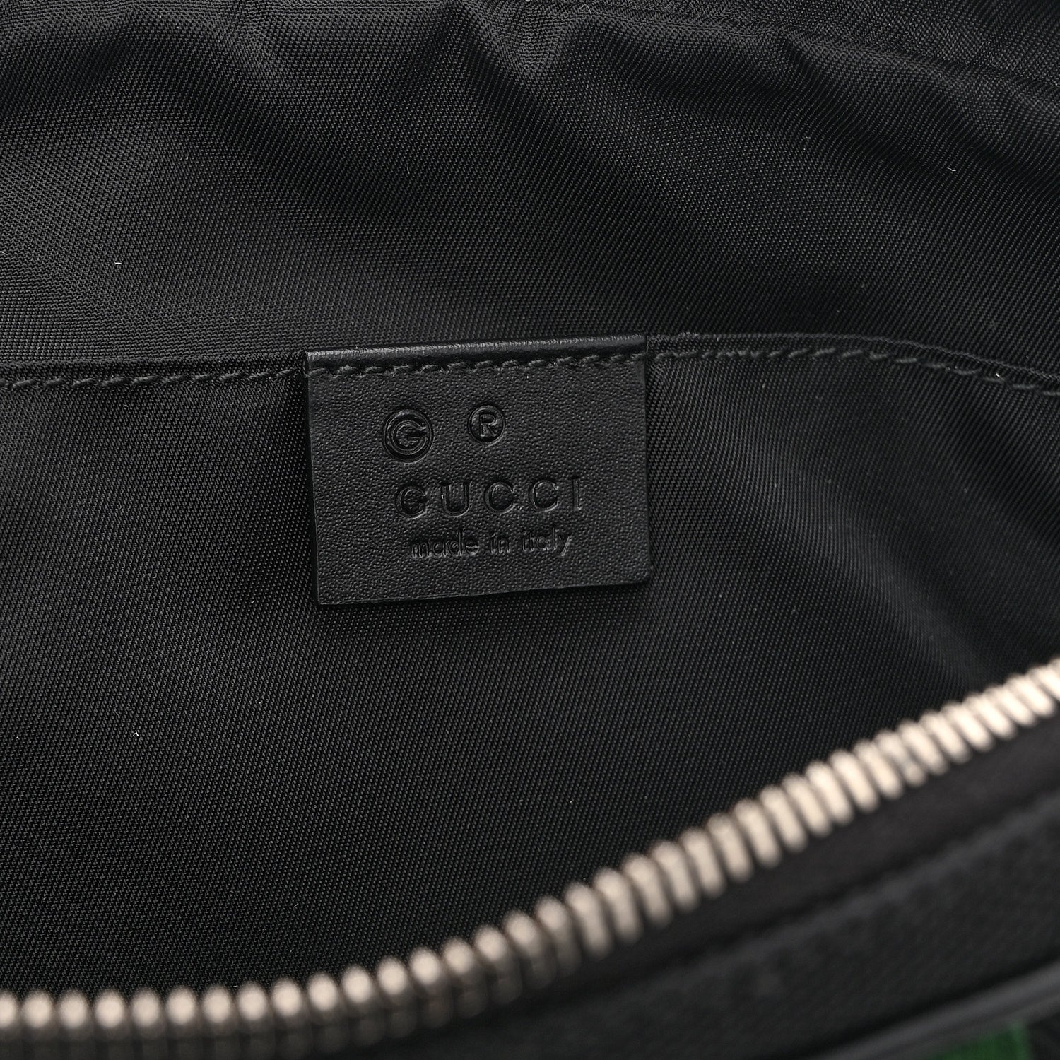 Gucci Canvas Web Slim Belt Bag Black 6 of 11