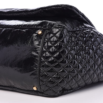 Chanel Vinyl XXL Rock and Chain Flap Black 10 of 13