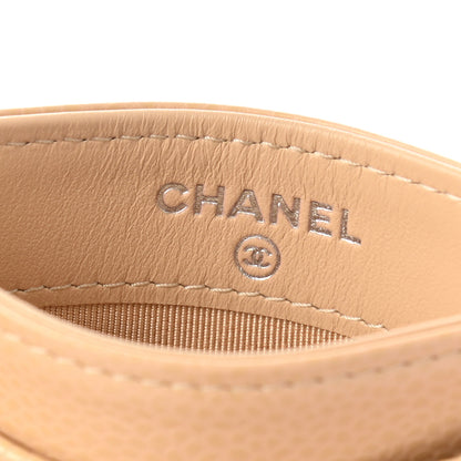 Chanel Caviar Quilted Card Holder Beige 6 of 8