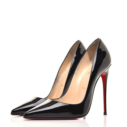 Christian Louboutin Patent So Kate 120 Pumps 38 Black 3 of 8