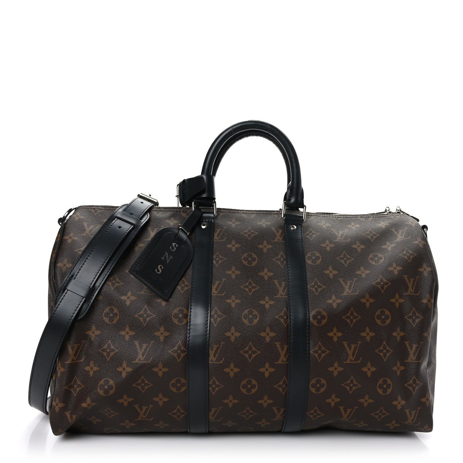 Louis Vuitton Monogram Macassar Keepall Bandouliere 45 1 of 11