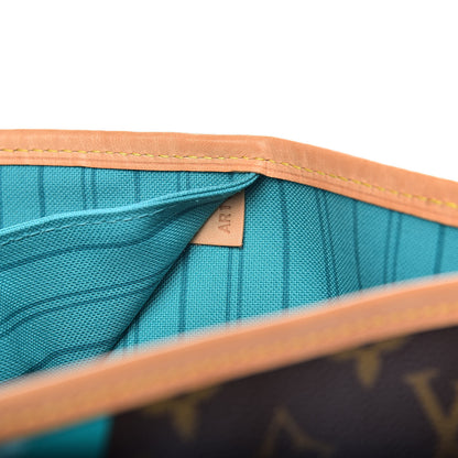 Louis Vuitton Monogram V Neverfull MM Turquoise 7 of 10