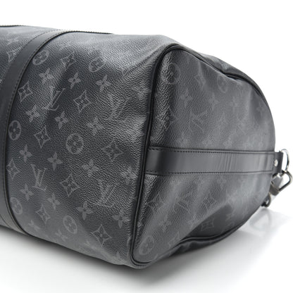 Louis Vuitton Monogram Eclipse Keepall Bandouliere 45 8 of 10