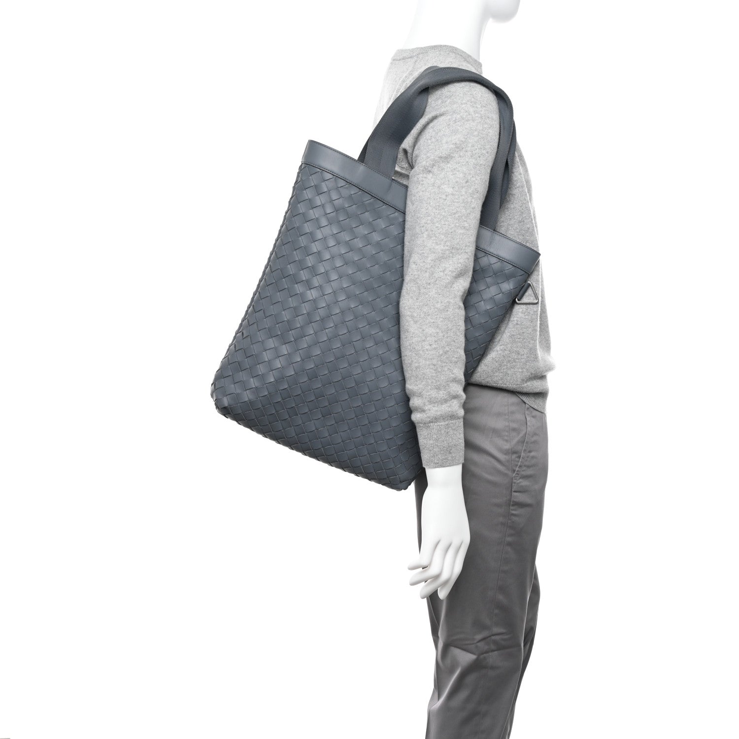 Bottega Veneta Nappa Intrecciato Hydrology Tote Thunder 2 of 13