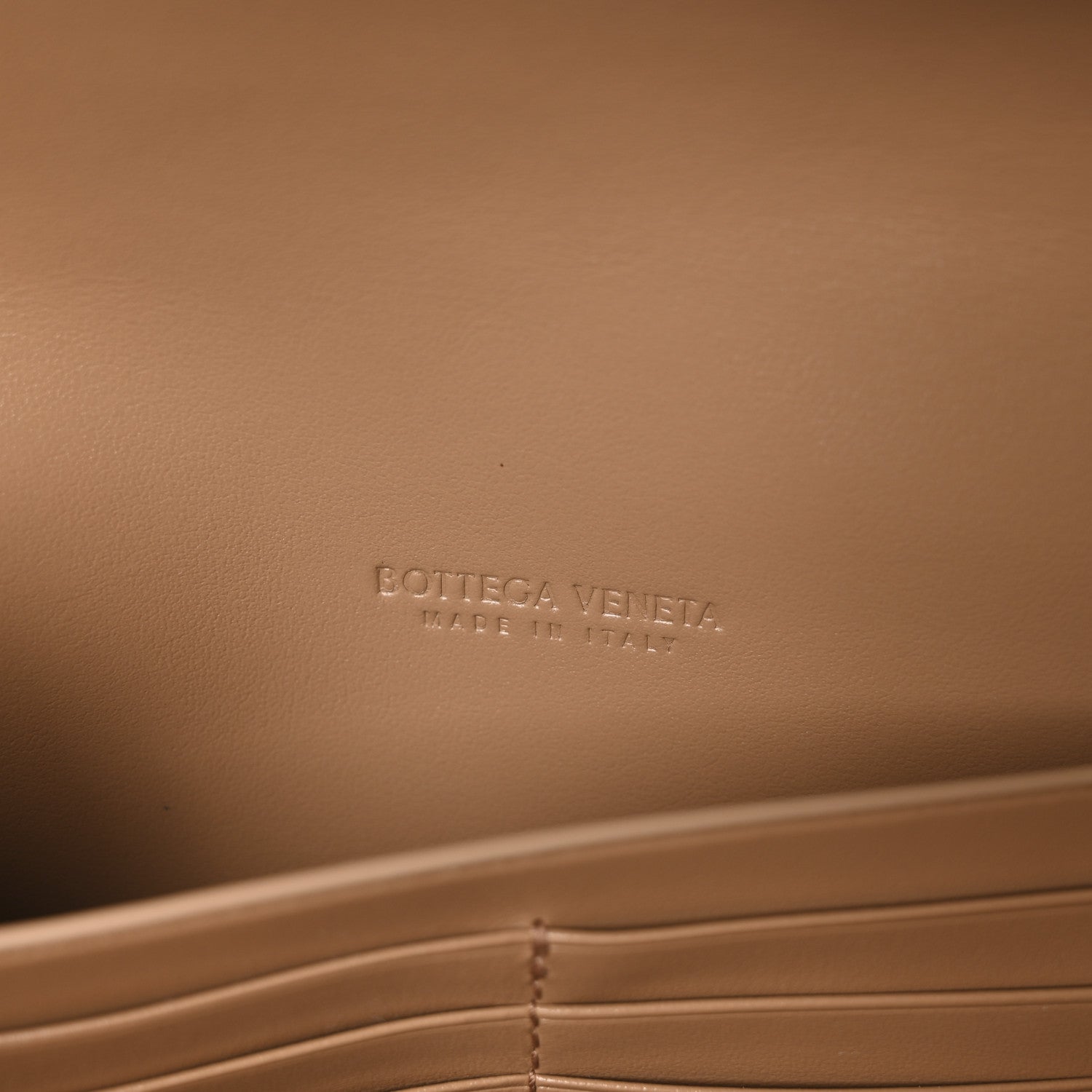 Bottega Veneta Nappa Intrecciato Long Andiamo Top Handle Clutch  Pale Brown 6 of 9
