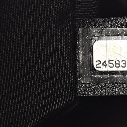 Chanel Calfskin Chevron Quilted Top Handle Flap Black 6 of 10