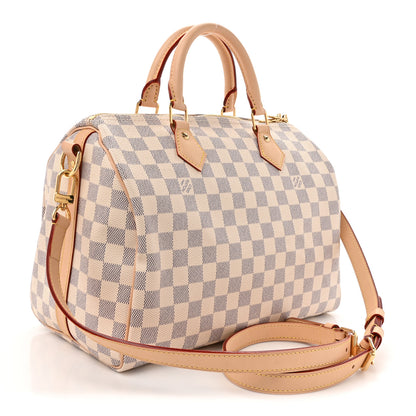 Louis Vuitton Damier Azur Speedy Bandouliere 30 3 of 11