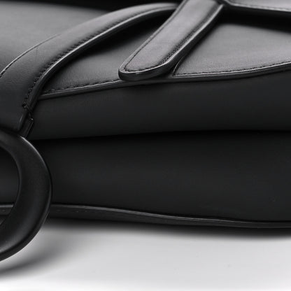 Christian Dior Ultra Matte Calfskin Saddle Bag Black 10 of 12