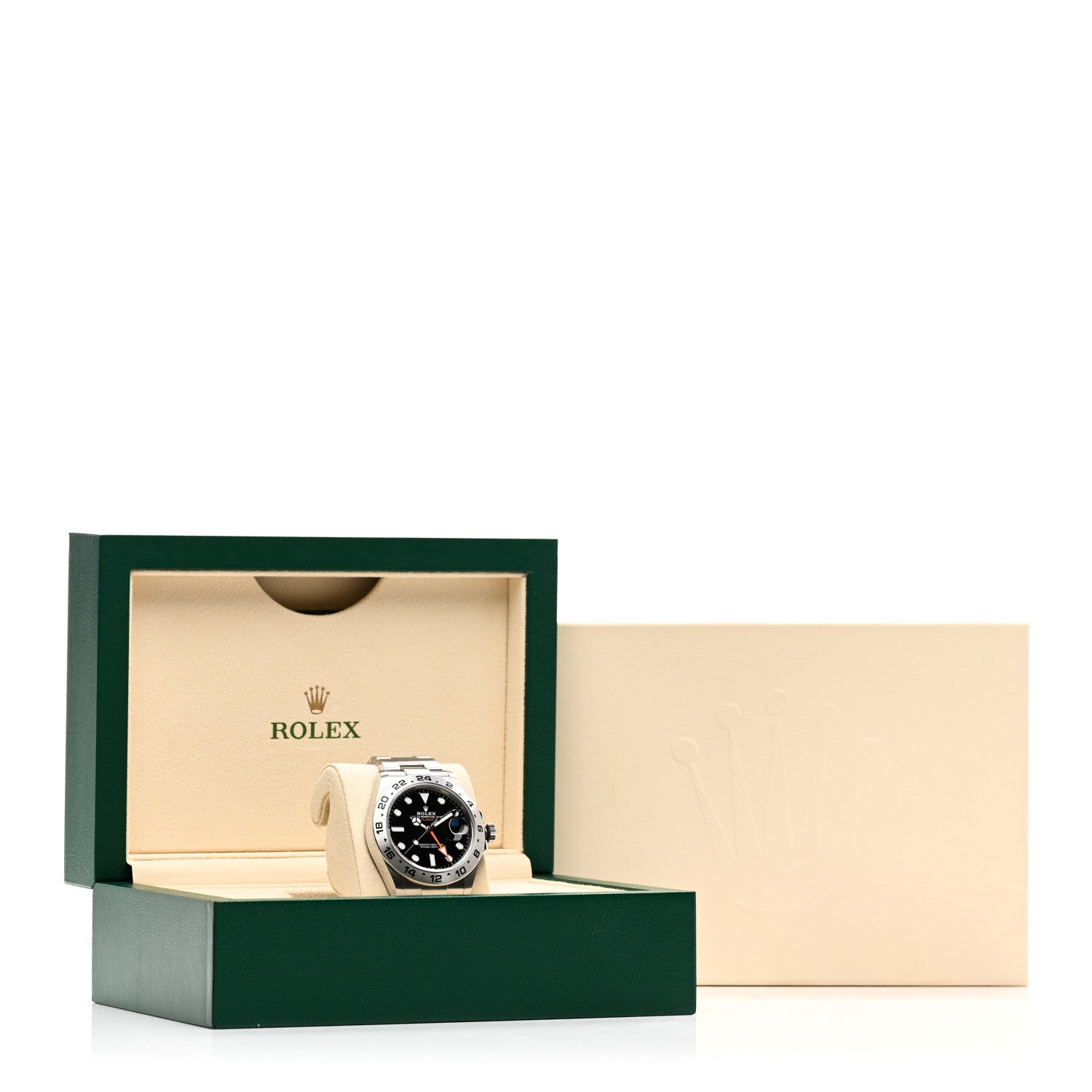 Rolex Stainless Steel 42mm Oyster Perpetual Date Explorer II Watch Black 226570 5 of 5