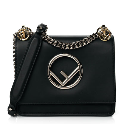 Fendi Vitello Century Opaco F is Fendi Small Kan I Shoulder Bag Black 1 of 12