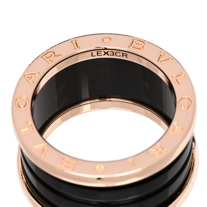 Bulgari 18K Rose Gold Black Ceramic B.Zero1 Four-Band Ring 52 6 4 of 6