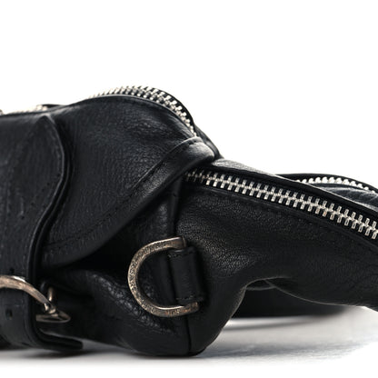 Chrome Hearts Grained Calfskin Snat Pack Gunslinger Waist Bag Black 10 of 10