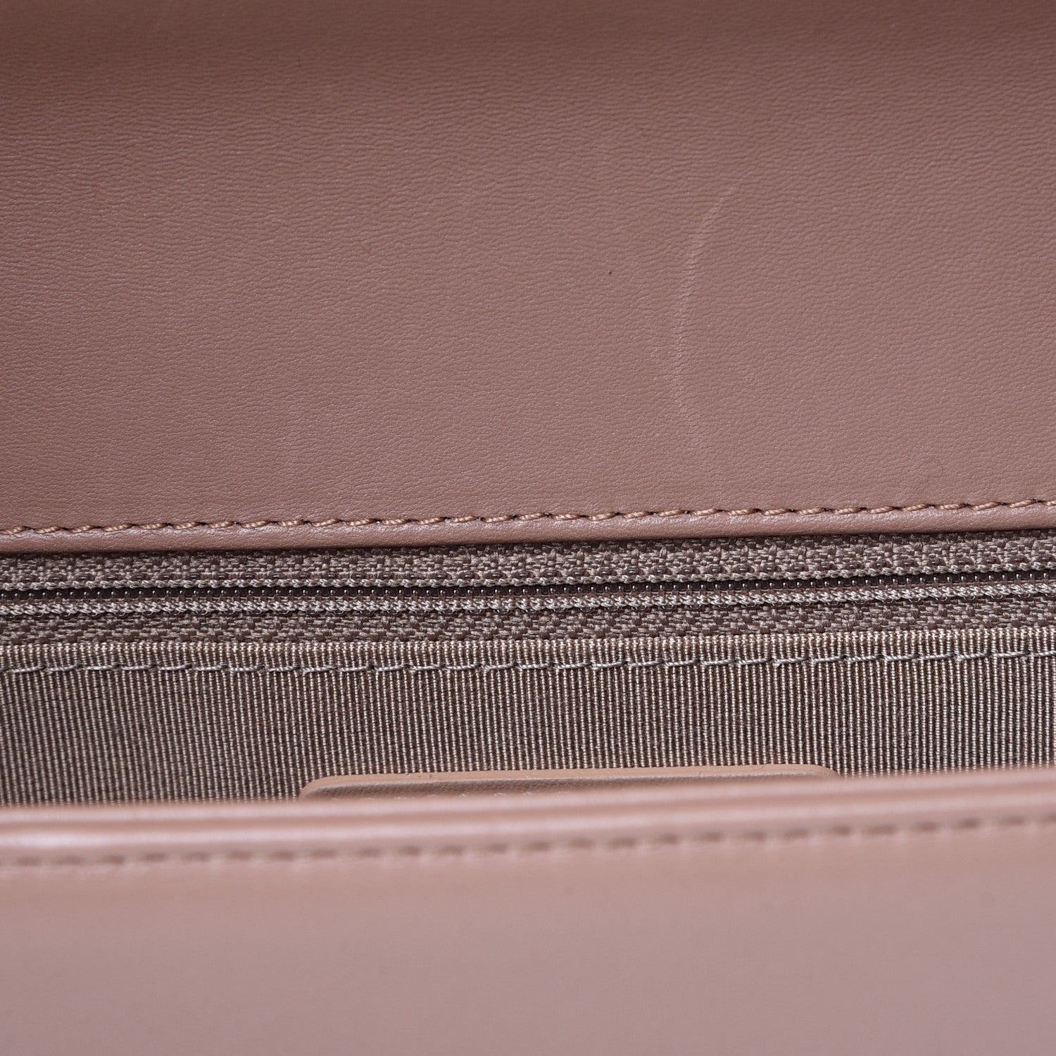 Chanel Calfskin Chevron New Medium Boy Flap Beige 8 of 8
