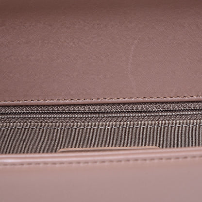 Chanel Calfskin Chevron New Medium Boy Flap Beige 8 of 8