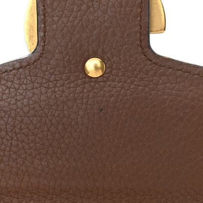 Gucci Cellarius Calfskin GG Marmont Chain Wallet Nut Brown 10 of 13