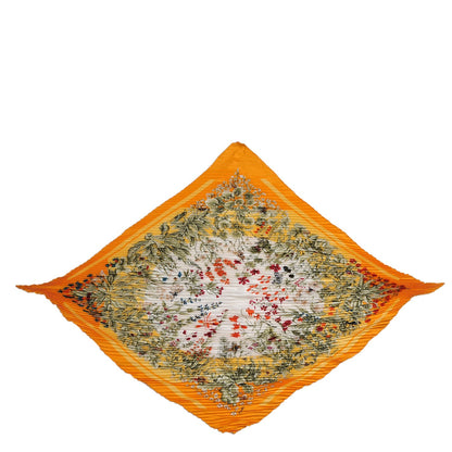 Hermes Silk La Prairie Plisse Scarf 90 1 of 6