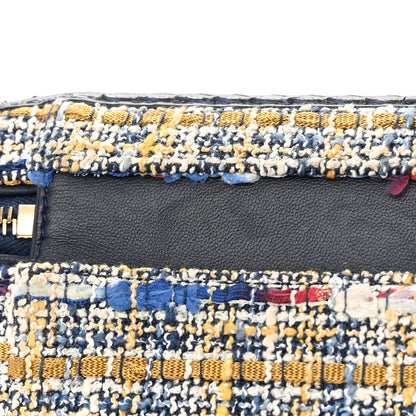 Chanel Tweed Snakeskin Quilted Medium CC Filigree Vanity Case Multicolor 13 of 16