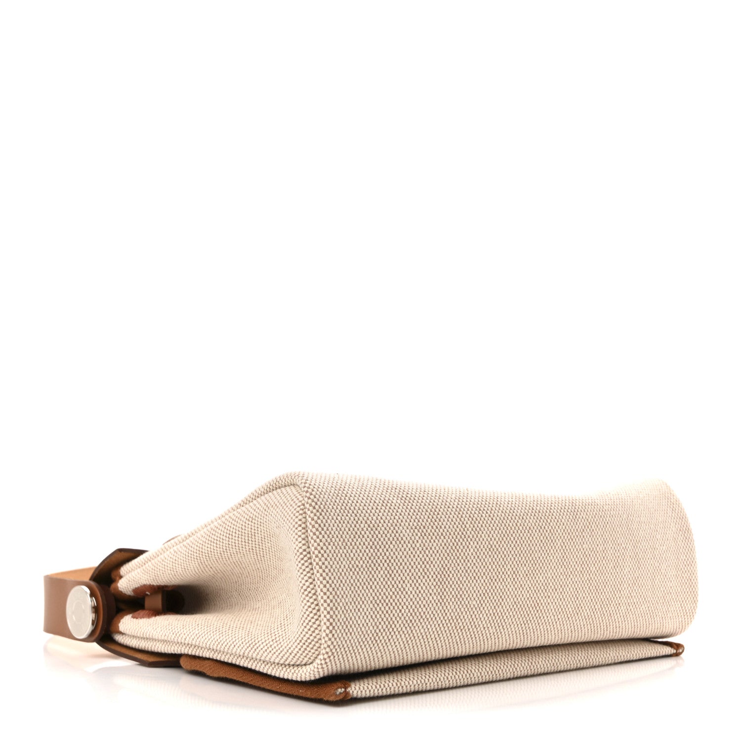 Hermes Military Toile Vache Hunter Herbag Zip Retourne 20 Ecru Beige Fauve 4 of 11