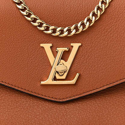Louis Vuitton Grained Calfskin Lockme Oxford Cognac 8 of 11