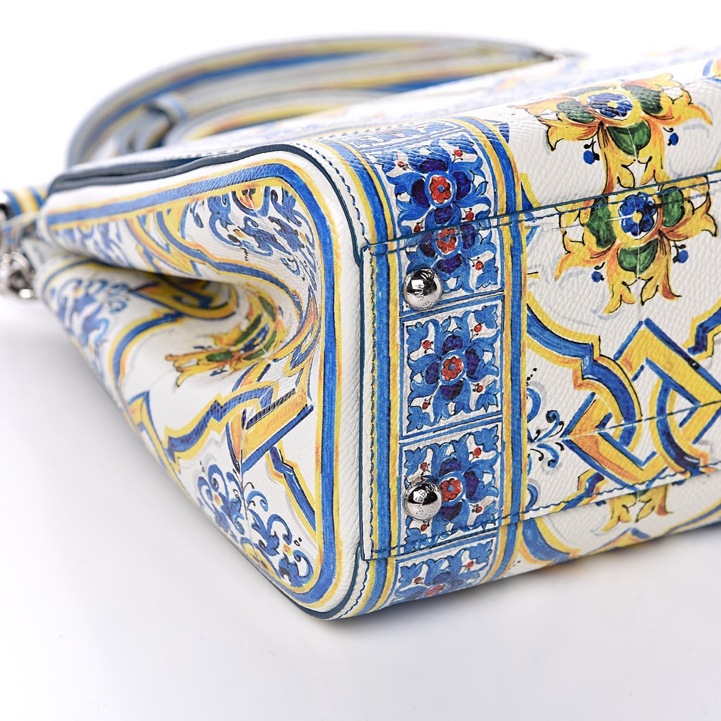 Dauphine Majolica Print Medium Miss Sicily Satchel Multicolor