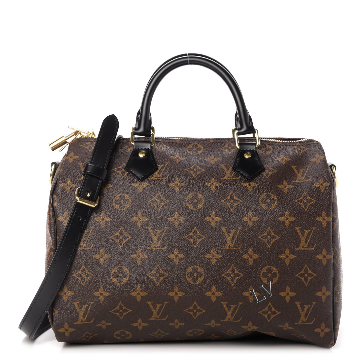 Monogram My World Tour Speedy Bandouliere 30 Black