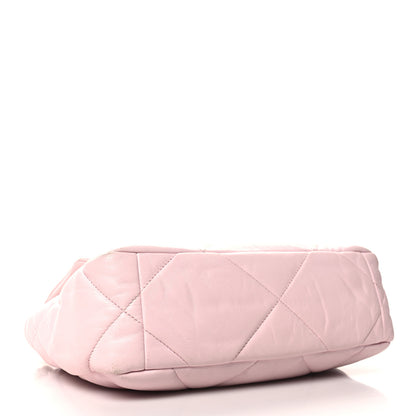 Chanel Lambskin Quilted Medium 19 Flap Light Pink 4 of 13