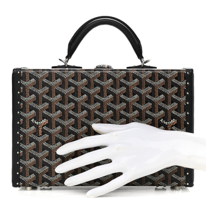 Goyard Goyardine Grand Hotel Trunk Bag Black 2 of 11