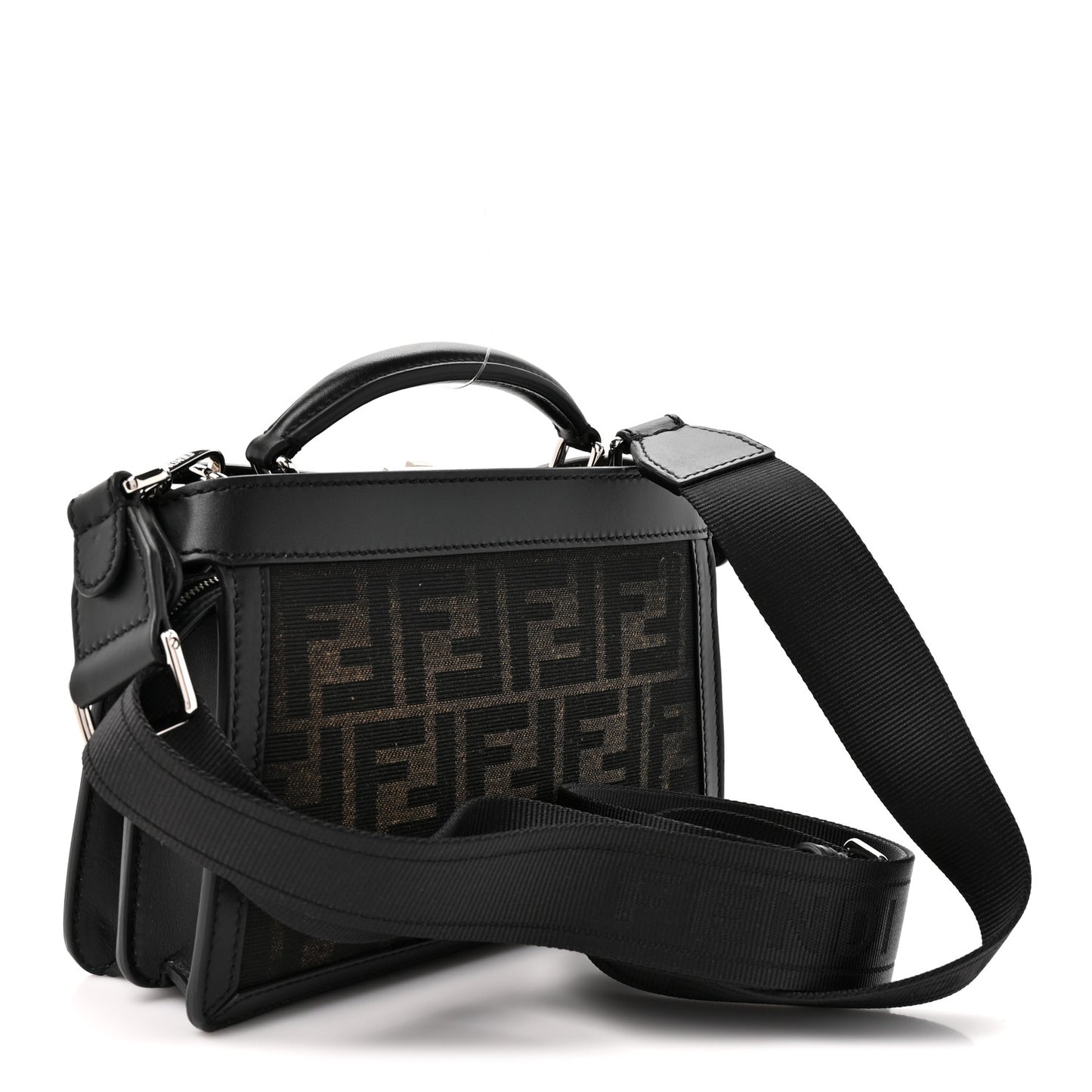 FF Vitello King Jacquard 1974 Mini Peekaboo I SEE U Satchel Brown