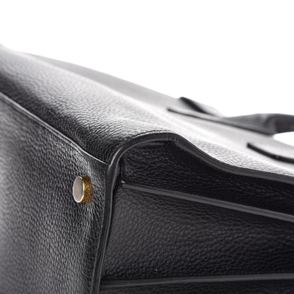 Saint Laurent Grained Calfskin Large Sac De Jour Carryall Black 16 of 19