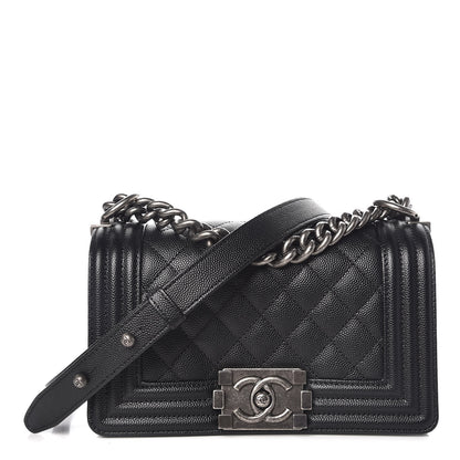 Chanel Caviar Quilted Small Boy Flap Black 1 of 10