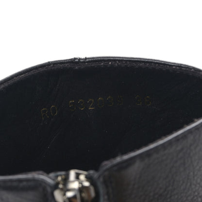 Saint Laurent Calfskin West Harness Boots 36 Black 7 of 8