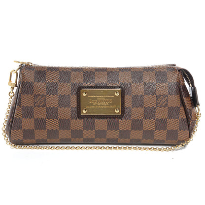 Louis Vuitton Damier Ebene Eva Clutch 1 of 8