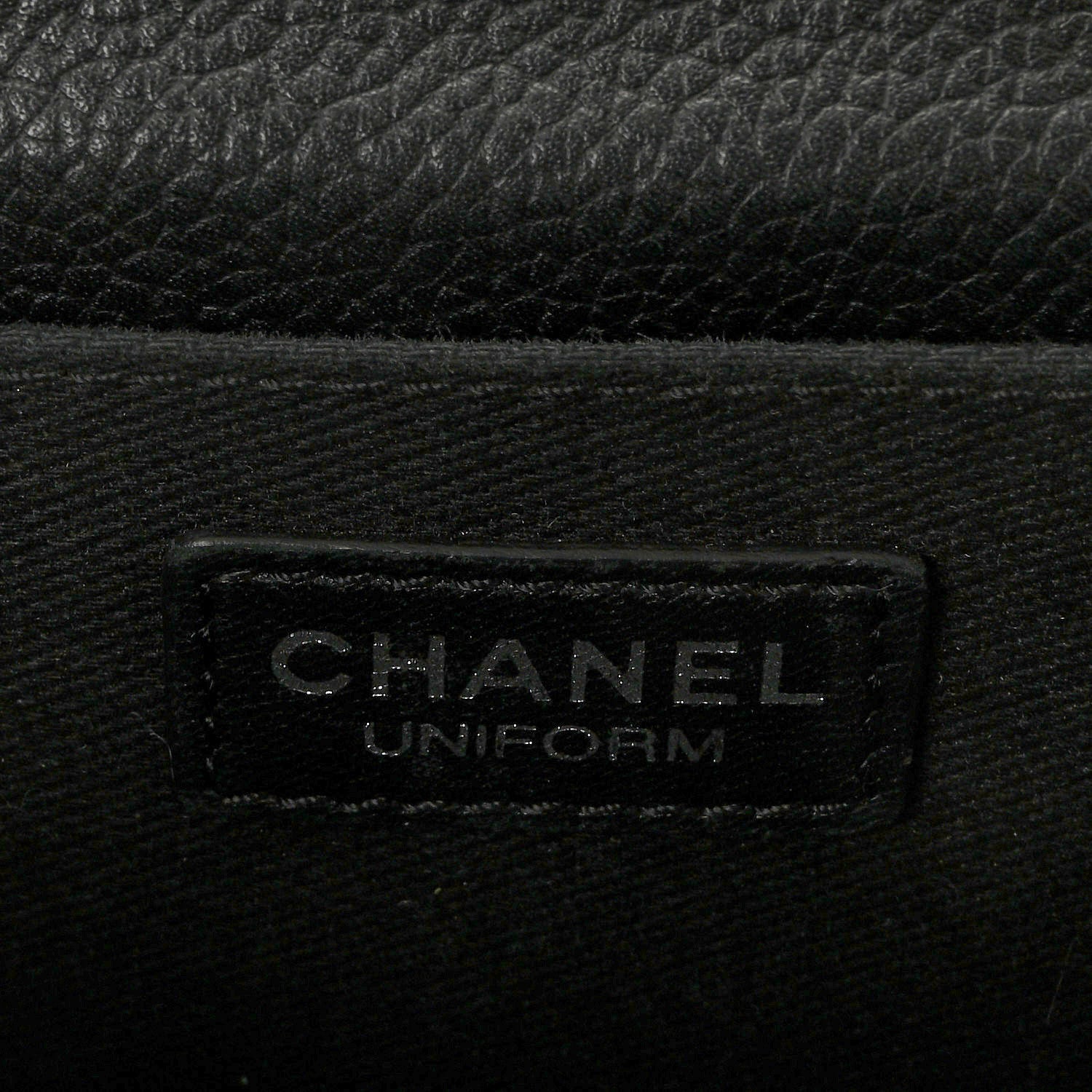 Chanel Grained Calfskin Quilted 2.55 Reissue Flap Belt Bag Clutch Black 10 of 19