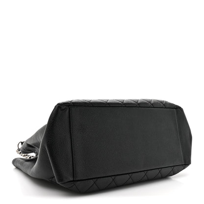 Chanel Caviar Quilted Grand Shopping Tote GST Black 4 of 13